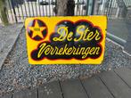 De Ster verzekeringen emaille reclamebord, Ophalen of Verzenden