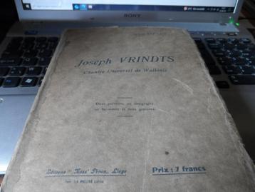 Joseph VRINDTS Chantre universel de Wallonie  Octave SERVAIS beschikbaar voor biedingen