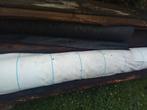 Wit geweven grondzeil   breedte 5,18 m lengte ca 120 m, Ophalen, Nieuw, 15 m² of meer, Doek