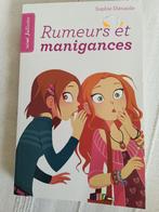 Livre "Rumeurs et manigances", Livres, Livres pour enfants | Jeunesse | 13 ans et plus, Comme neuf, Non-fiction, Sophie Dieuaide
