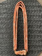 Vintage koraal ketting, Handtassen en Accessoires, Kettingen, Ophalen of Verzenden, Zo goed als nieuw, Roze