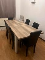 Grande table à manger + 6 chaises, Maison & Meubles, Enlèvement, Rectangulaire