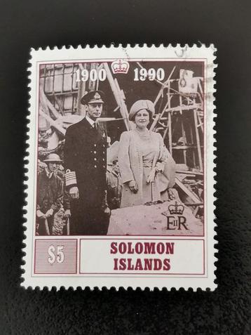 Solomon Islands 1990 - Koning Elisabeth I - 90e verjaardag beschikbaar voor biedingen