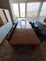 Eettafel met 6 stoelen, Ophalen, Gebruikt, 6 tot 8 stoelen
