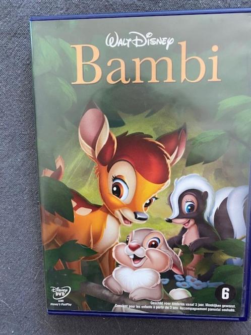 Bambi DVD van Walt Disney   Nieuwstaat, Cd's en Dvd's, Dvd's | Tekenfilms en Animatie, Zo goed als nieuw, Europees, Tekenfilm