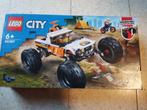 LEGO City 60387 4x4 terreinwagen, Ophalen of Verzenden, Nieuw, Complete set, Lego