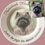 Dinerbord met portret, Animaux & Accessoires, Accessoires pour chiens, Enlèvement ou Envoi, Neuf