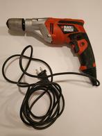 Perceuse à percussion BLACK & DECKER KR703, 600 watts ou plus, Enlèvement ou Envoi, Comme neuf, Vitesse variable