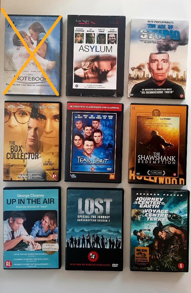 dvd shawshank redemption, team spirit, asylum, age of stupid, CD & DVD, DVD | Action, Neuf, dans son emballage, Action, Tous les âges