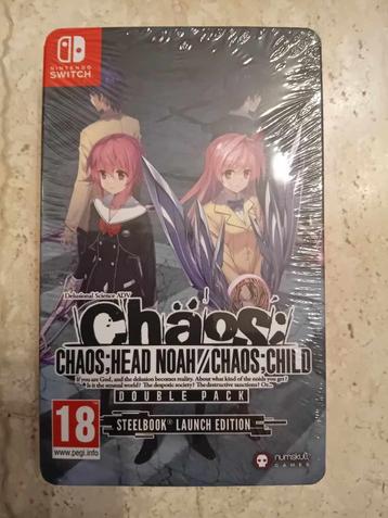 Switch , Chaos ; Head Noah / Chaos Child Steelbook Launch Ed