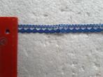kleine opengewerkte vlecht 11 mm mat medium helderblauw G111, Ophalen of Verzenden, Nieuw