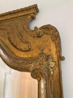 Grote antieke vergulde spiegel - perfecte staat, Antiek en Kunst, Ophalen, Rechthoekig, 100 tot 150 cm, 200 cm of meer