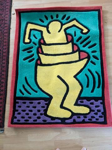Tapisserie de Keith Haring Getting out ! ! !