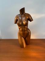 buste féminin en bois hauteur 42 cm, Enlèvement ou Envoi
