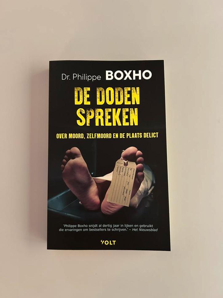 Boek de doden spreken van Dr. Philippe Boxho, Boeken, Overige Boeken, Zo goed als nieuw, Ophalen of Verzenden