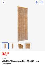 2x bamboegordijn, Maison & Meubles, Ameublement | Rideaux & Stores à lamelles, Brun, Utilisé, 50 à 100 cm, 150 à 200 cm