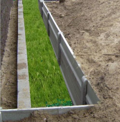 Keerwand keerwandplaten grondkering platen wand kering muur, Tuin en Terras, Vijvers, Nieuw, Ophalen of Verzenden