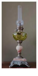Lampe à pétrole XIXème, Antiquités & Art, Antiquités | Éclairage, Enlèvement