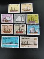 Singapour 1980 - navires, navigation, Affranchi, Enlèvement ou Envoi