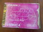 Garage handboek renault 4 1976/1978, Ophalen of Verzenden