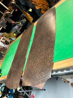 Cognac leopard desing tuigleer lappen3-3,5mm dik half soepel, Hobby en Vrije tijd, Stoffen en Lappen, Ophalen of Verzenden