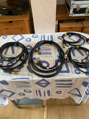 4 x XLR kabel beschikbaar voor biedingen
