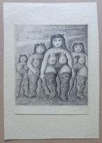 ARMAND SIMON / VREEMDE WEZENS / ORIGINEEL / 37x26cm / SIG, Antiquités & Art, Enlèvement ou Envoi