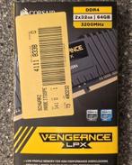 64GB geheugen DDR4 2x32GB Corsair Vengeance LPX, Computers en Software, RAM geheugen, DDR4, Ophalen of Verzenden, Zo goed als nieuw