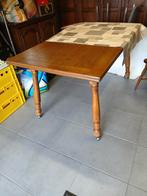 Tafel en 6 stoelen, Huis en Inrichting, Stoelen, Ophalen, Gebruikt, Bruin, Vijf, Zes of meer stoelen