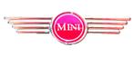 Wing badge rood Classic Mini., Ophalen, Nieuw, Mini