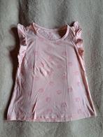 roze T-shirt schelpen H&M, maat 122/128, Comme neuf, Fille, Chemise ou À manches longues, Enlèvement ou Envoi