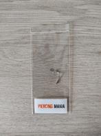 Neuspiercing met wit steentje, nieuw!, Handtassen en Accessoires, Piercings, Ophalen of Verzenden, Nieuw, Neuspiercing