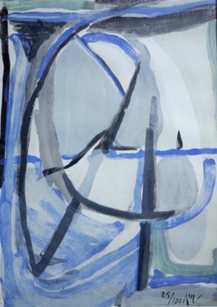 Bram Van Velde - Prachtige litho - MP 134 - met lijst, Antiek en Kunst, Kunst | Litho's en Zeefdrukken, Ophalen