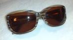 Bril zonnebril vintage bruin met strass '80-90, Overige merken, Zonnebril, Bruin, Verzenden