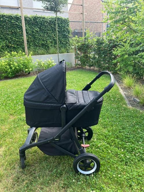 Thule Sleek Duo Kinderwagen – Zwart – Goede staat, Kinderen en Baby's, Kinderwagens en Combinaties, Gebruikt, Kinderwagen, Overige merken