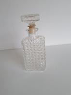 Vintage glazen karaf met bijhorende stop, Antiek en Kunst, Antiek | Glaswerk en Kristal, Ophalen of Verzenden