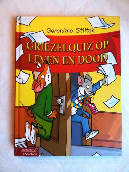 Boek Geronimo Stilton Griezelquiz op leven en dood, Livres, Livres pour enfants | Jeunesse | Moins de 10 ans, Comme neuf, Enlèvement ou Envoi