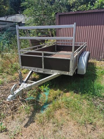 Aanhangwagen dubbele as 750kg  beschikbaar voor biedingen