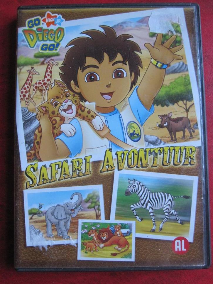 Go, Diego! Go! - safari avontuur, Cd's en Dvd's, Dvd's | Tekenfilms en Animatie, Zo goed als nieuw, Amerikaans, Tekenfilm, Alle leeftijden