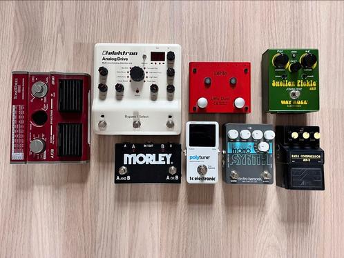 Bas/gitaarpedalen te koop, Muziek en Instrumenten, Effecten, Gebruikt, Distortion, Overdrive of Fuzz, Overige typen, Compressor