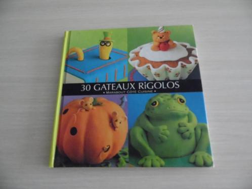 30 GATEAUX   RIGOLOS      MARABOUT, Livres, Livres de cuisine, Comme neuf, Gâteau, Tarte, Pâtisserie et Desserts, Enlèvement ou Envoi