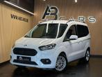 Ford Tourneo Courier 1.0 EcoBoost Titanium * GARANTIE 12 MOI, Stof, Gebruikt, Parkeersensor, Wit