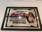 Reclame spiegel coca cola, Verzamelen, Ophalen of Verzenden, Zo goed als nieuw, Reclamebord