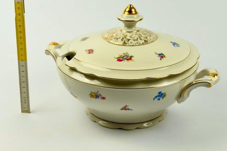 Antieke soepkom Johann Seltmann Vohenstauss, Antiek en Kunst, Antiek | Servies compleet, Ophalen of Verzenden