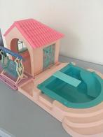 VINTAGE MY LITTLE PONY - huis met zwembad., Kinderen en Baby's, Ophalen, Poppenhuis