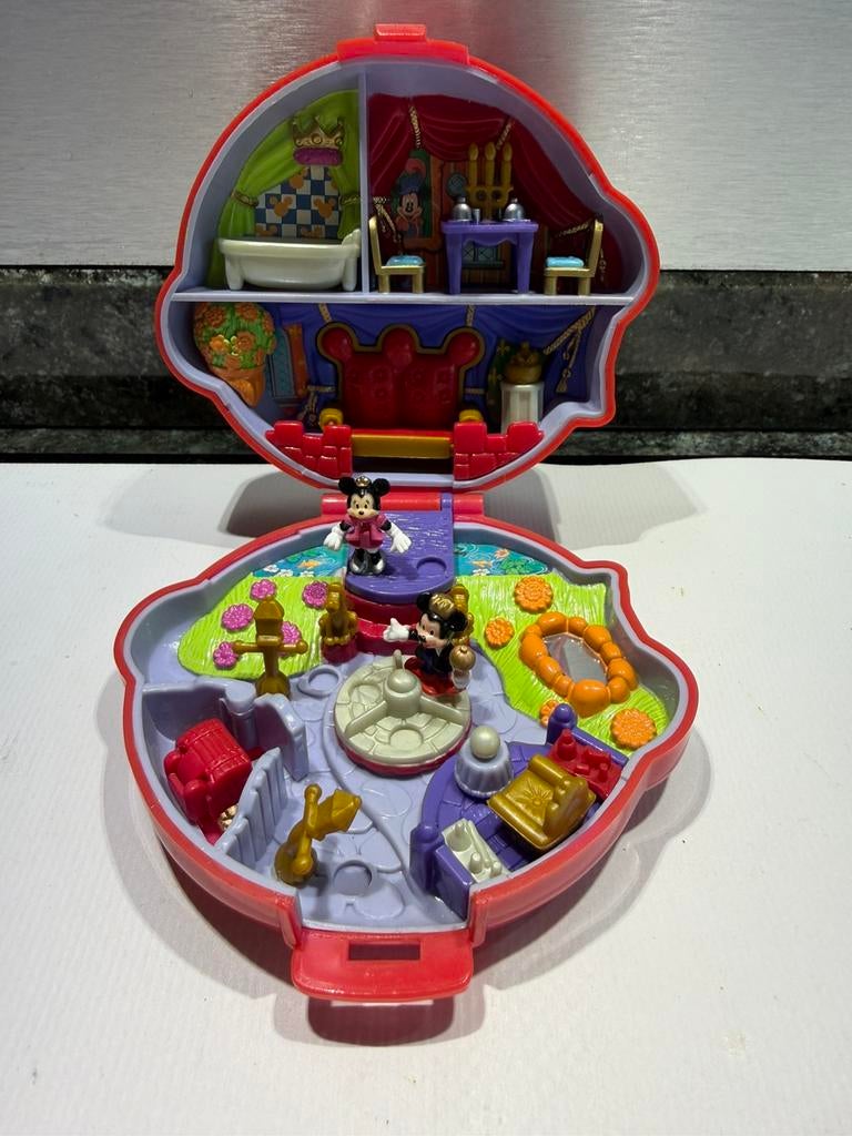 Ensemble de jeu Vintage Polly Pocket Disney Minnie Mouse, Collections, Jouets miniatures, Utilisé, Enlèvement ou Envoi