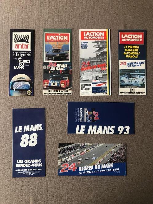 oude folders programma 24 uren Le Mans, Verzamelen, Automerken, Motoren en Formule 1, Auto's, Ophalen of Verzenden