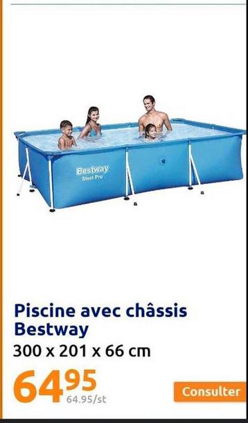 A donner piscine Bestway avec pompe disponible aux enchères