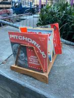 RETRO PLATENREKJE VOOR 53 VINYL SINGLES– JAREN ’50 - '60, Cd's en Dvd's, Ophalen of Verzenden, Gebruikt, Single