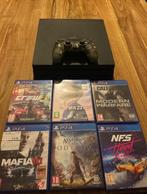 PS4 1T met 1 controller en 6 games, Games en Spelcomputers, Ophalen, Zo goed als nieuw